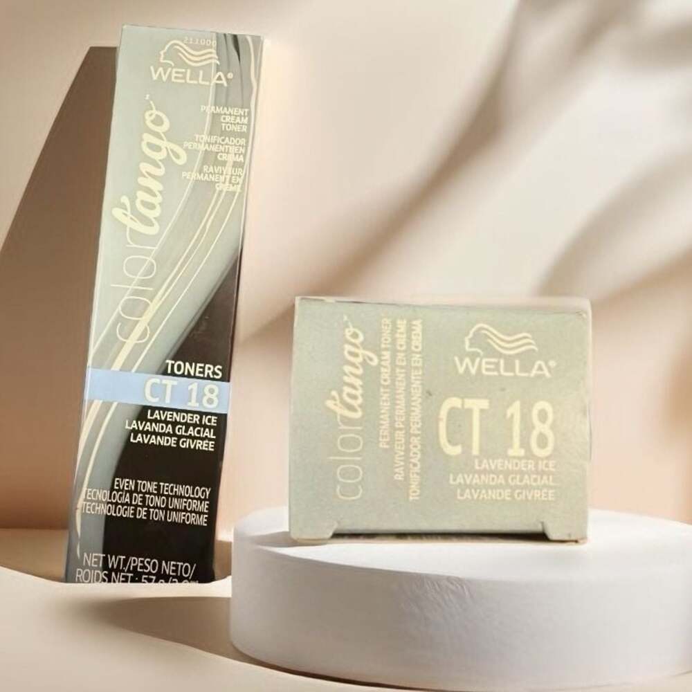DISCONTINUED Wella Color Tango Permanent Cream Toner CT18 Lavender Ice 2oz